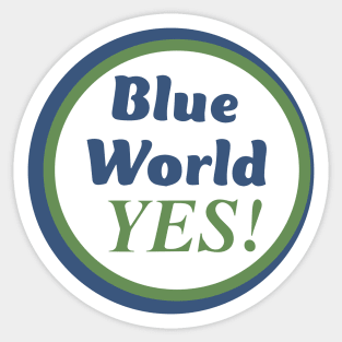 Blue World Project YES! Sticker